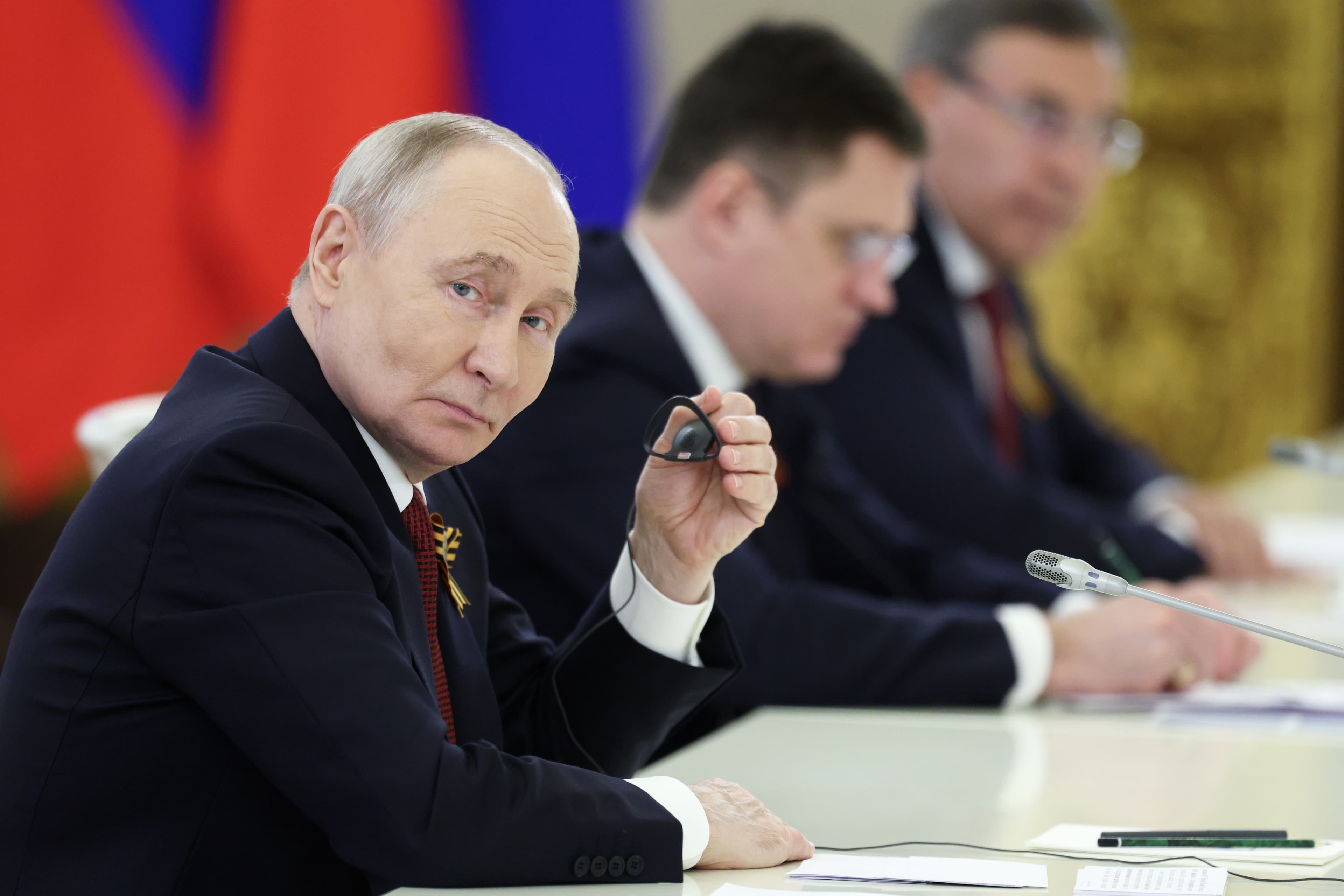 Vladimir Putin na stretnutí s Robertom Ficom. Foto: TASR/AP