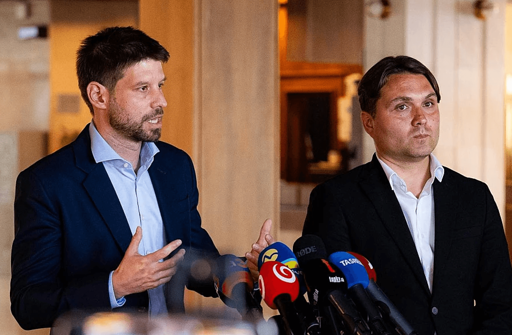 Michal Šimečka a Laszló Gubík. Foto: Facebook/Michal Šimečka.