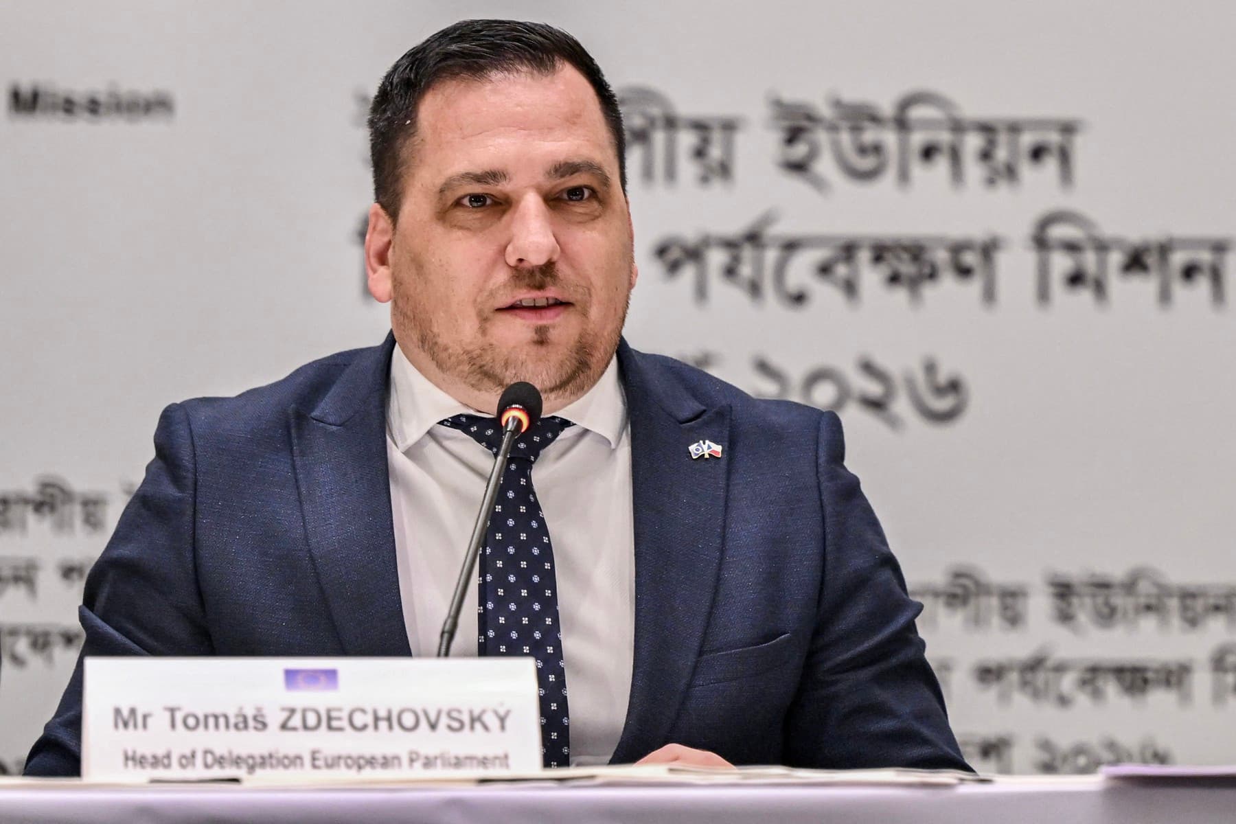 Tomáš Zdechovský. Foto: Munir UZ ZAMAN / AFP / AFP / Profimedia