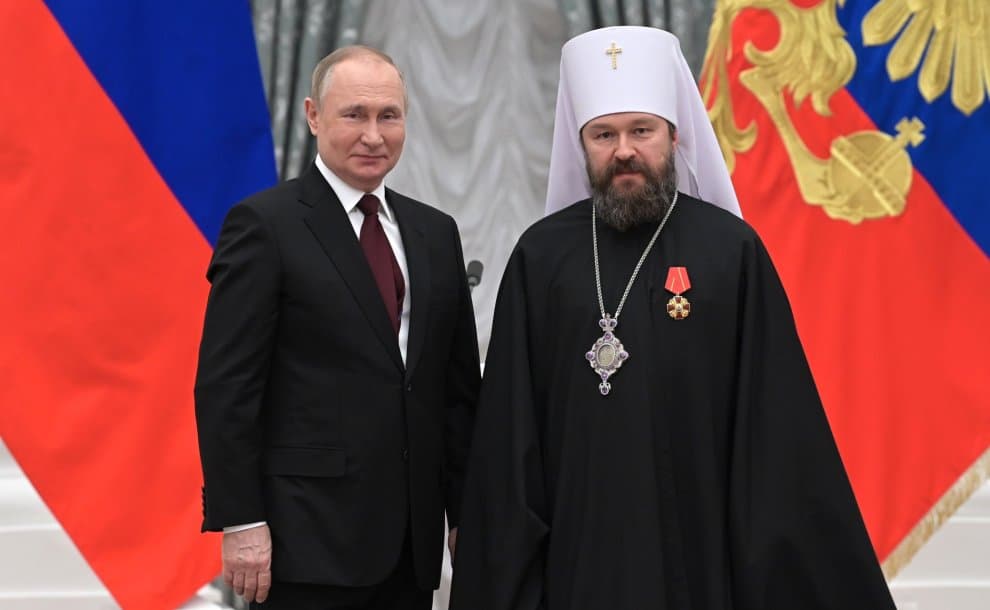 Ilarion a Vladimir Putin. Foto: Kremlin.ru