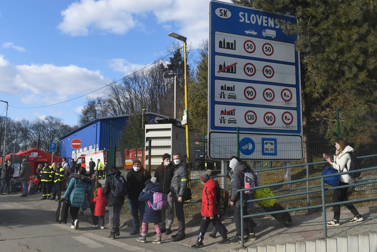 Hraničný priechod s Ukrajinou v Ubli. Foto: TASR/František Iván
