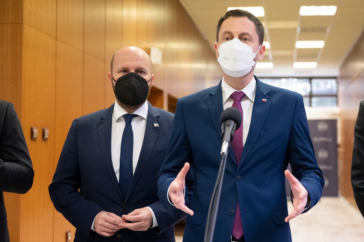 Jaroslav Naď a Eduard Heger. Foto: TASR.