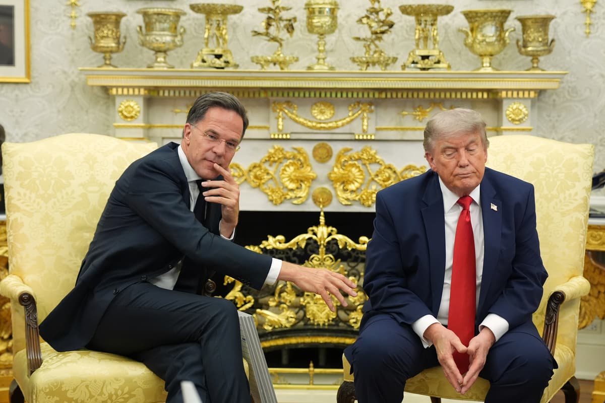 Donald Trump a Marko Rutte. Foto: TASR/AP