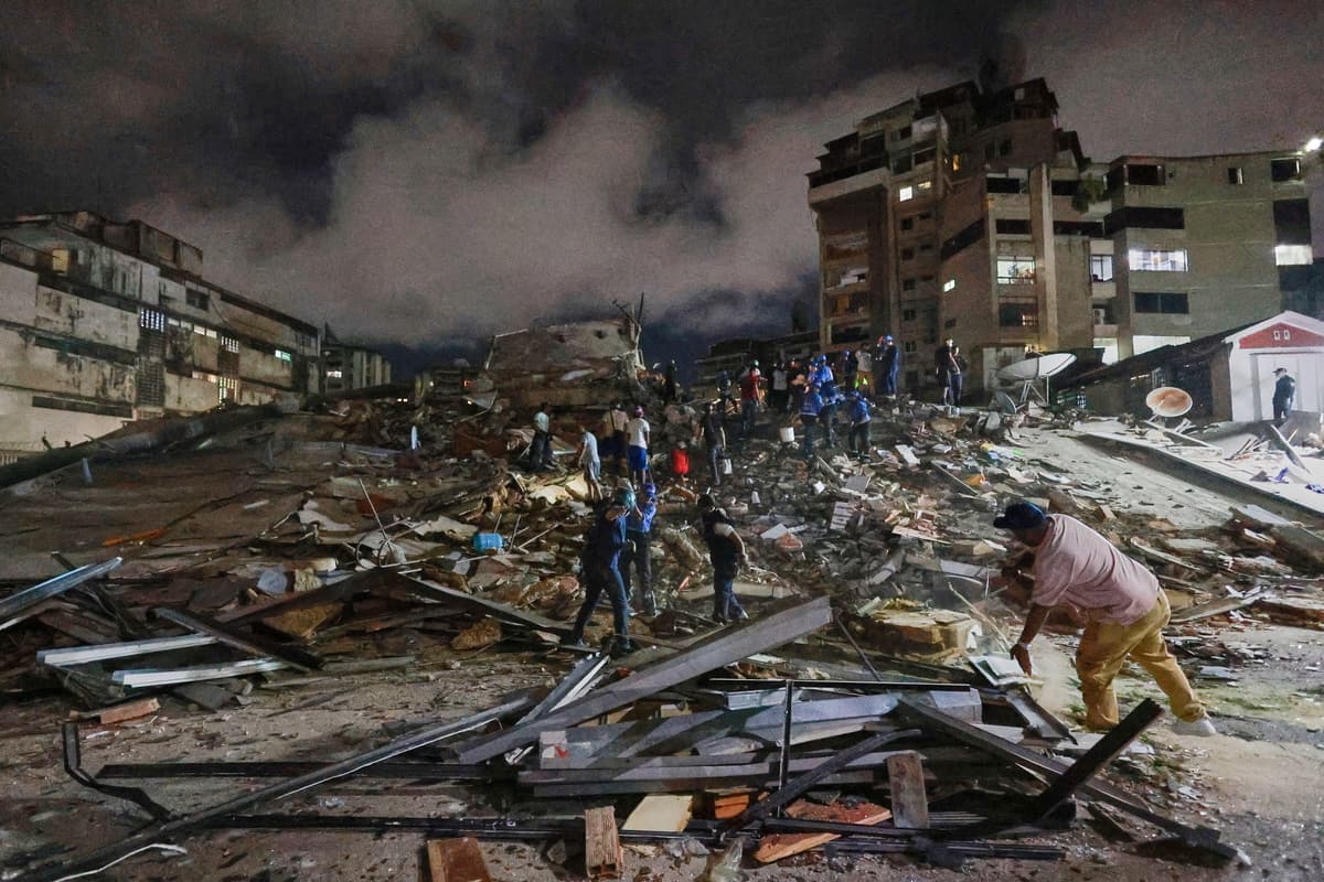 Záber po zemetrasení. Foto:TASR/AP