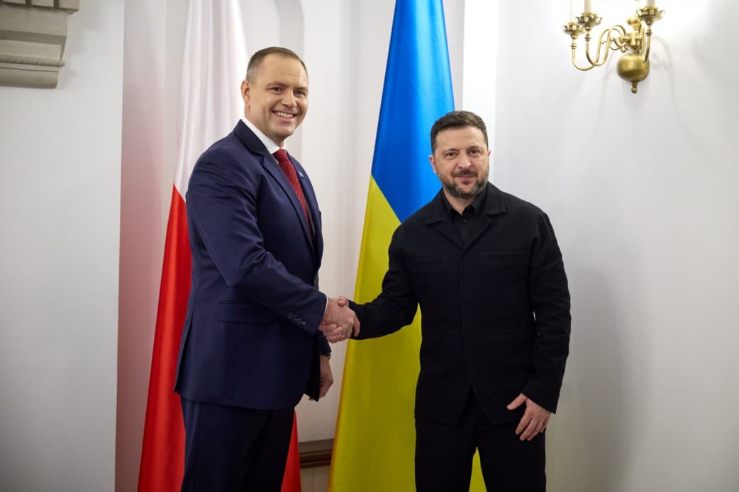 Volodymyr Zelenskyj a Karol Nawrocki. Foto: Kancelária prezidenta Ukrajiny