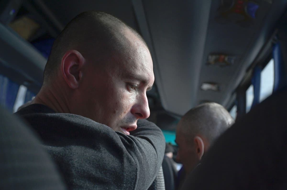 Prepustení ukrajinskí vojaci sa vracajú z ruského zajatia. Foto: ARTEM HVOZDKOV / Alamy / Profimedia