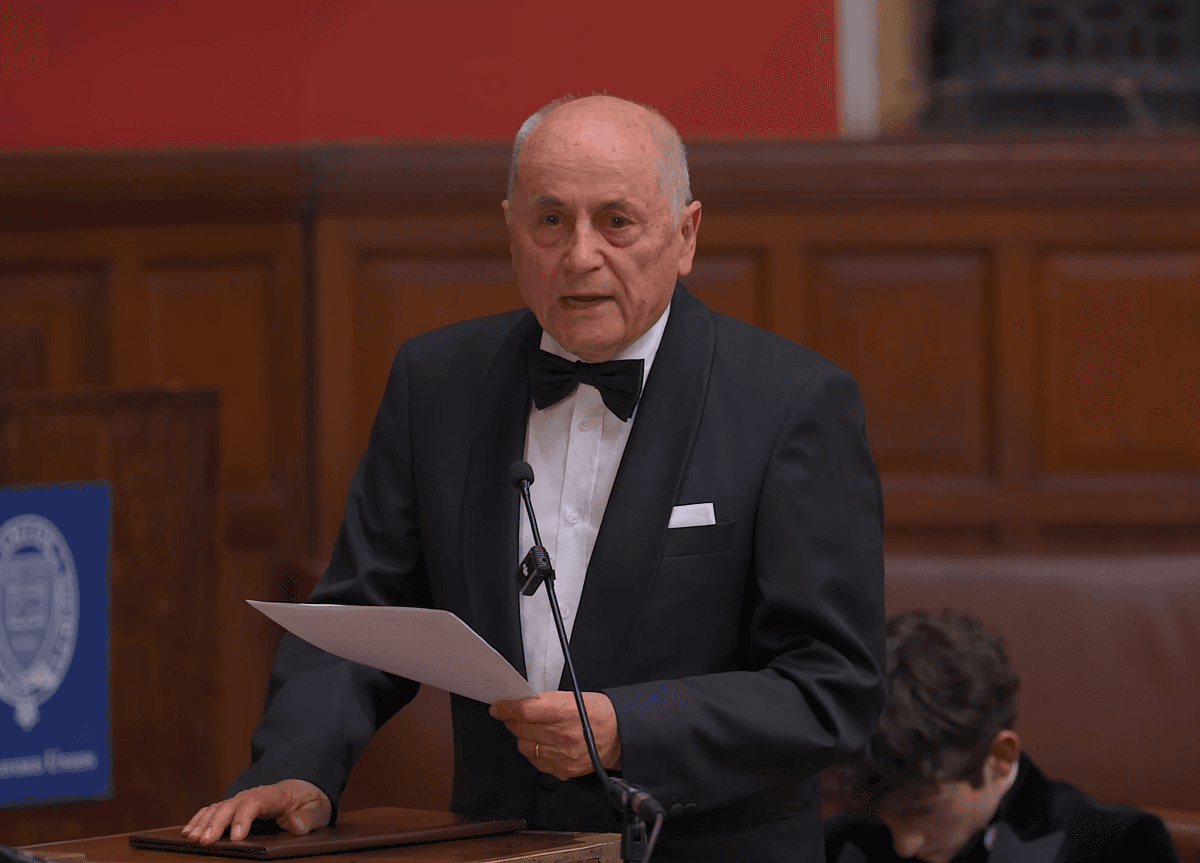 Ján Čarnogurský. Foto: OxfordUnion/reprofoto