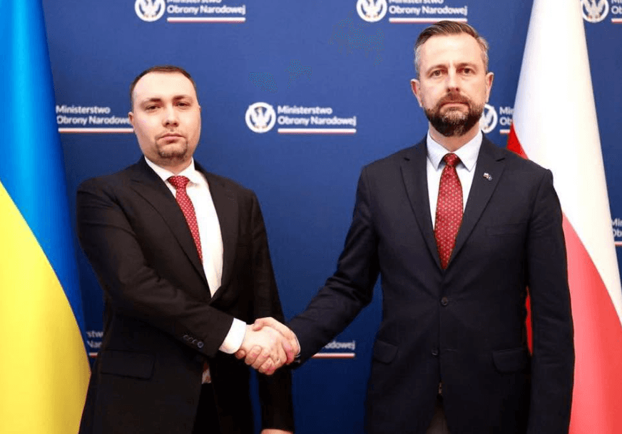 Poľský minister obrany Wladyslaw Kosiniak-Kamysz a šéf ukrajinskej prezidentskej kancelária Kyrylo Budanov. Foto: Facebook