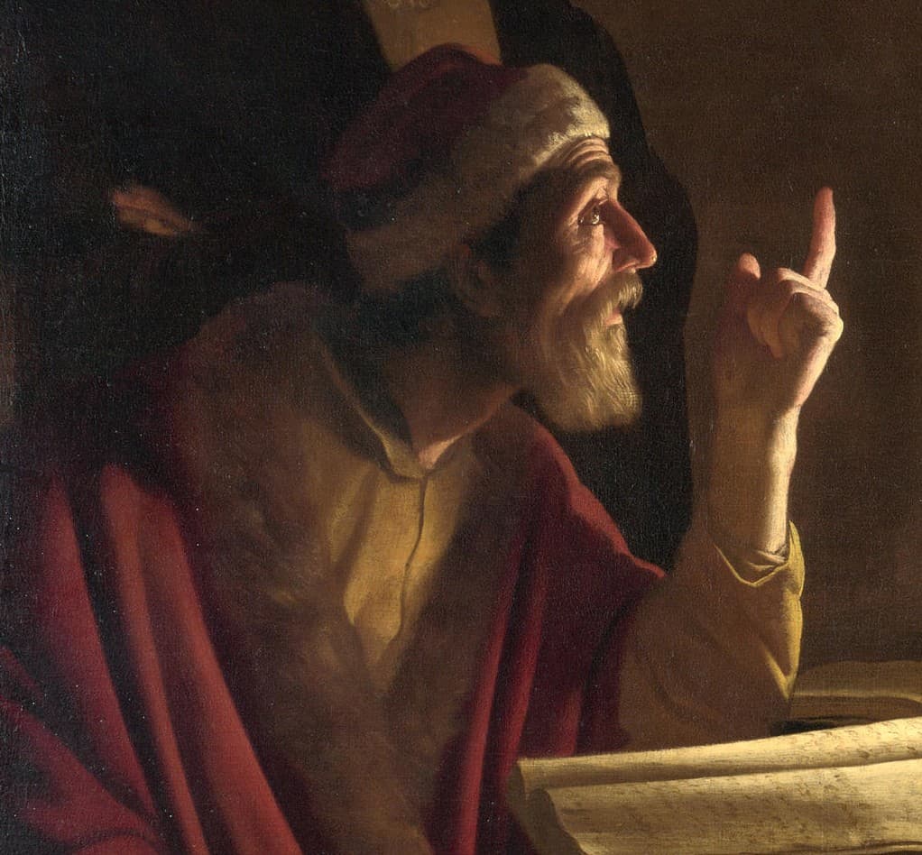 Kaifáš. Detail z obrazu Gerarda van Honthorsta: Kristus pred veľkňazom (1617). Foto: wikimedia