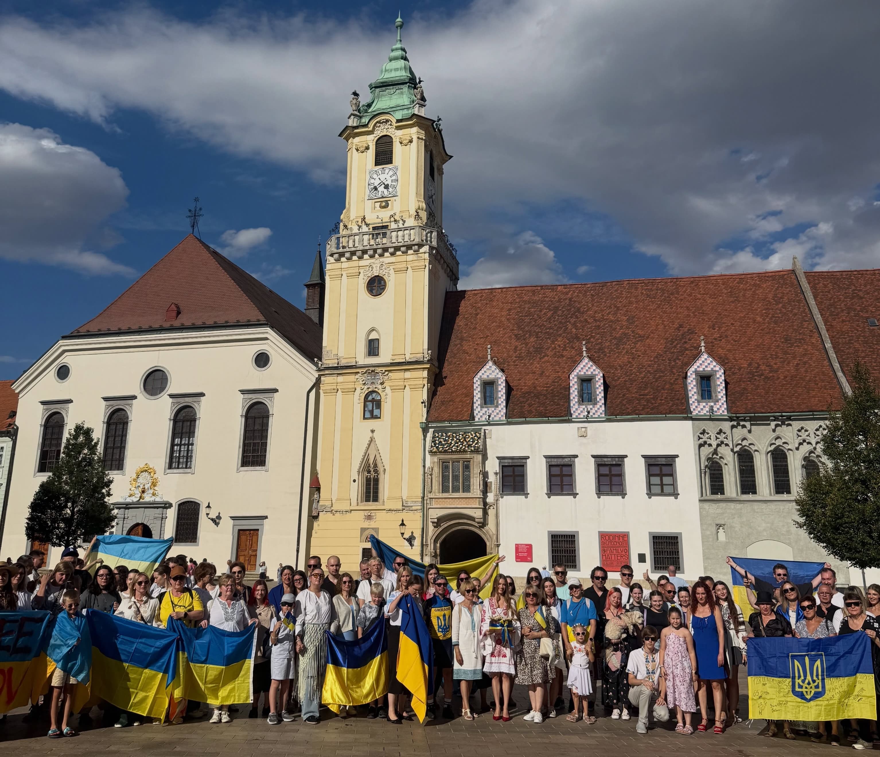 Oslava obnovenia nezávislosti Ukrajiny 23. 8. 2026 v Bratislave, ilustračný záber Facebook/Veľvyslanectvo Ukrajiny v SR
