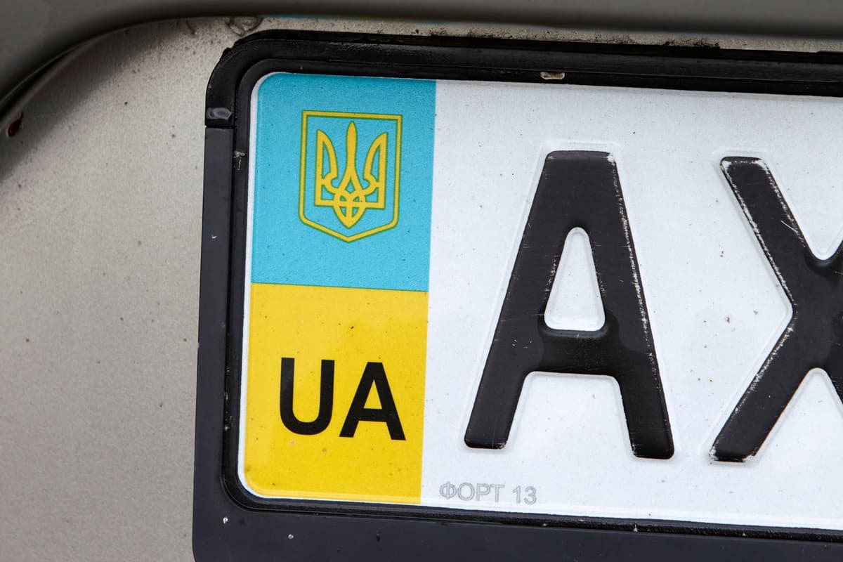 Ukrajinská ŠPZ. Foto JoeFox Liverpool, Radharc Images / Alamy / Profimedia