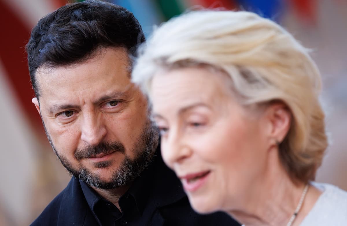 Volodymyr Zelenskyj a Ursula von der Leyenová. Foto: Belga / Sipa USA / Profimedia