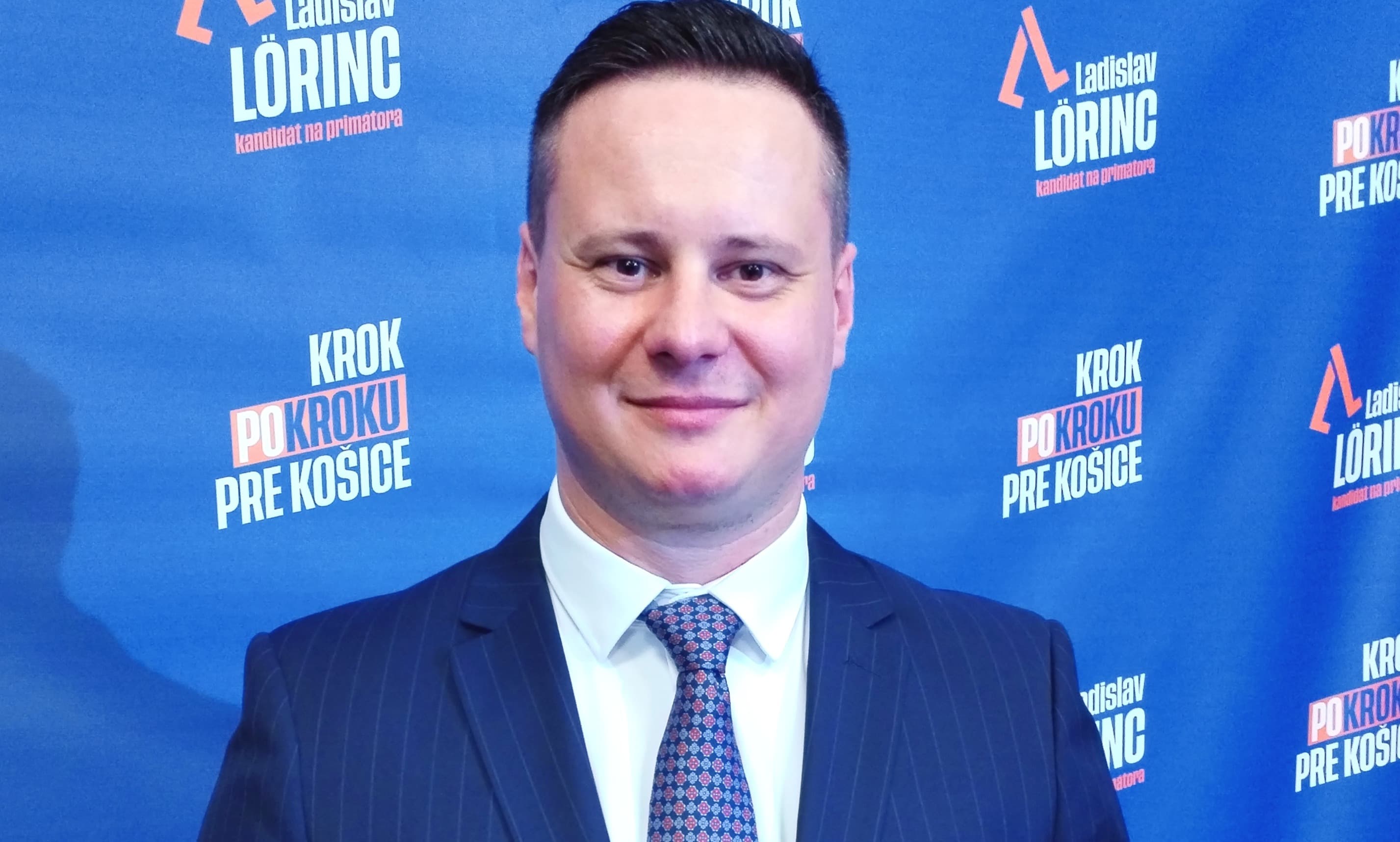 Na snímke Ladislav Lörinc, ktorý oznámil kandidatúru na post primátora mesta Košice v  regionálnych voľbách 2026. Foto: Diana Semanová/TASR