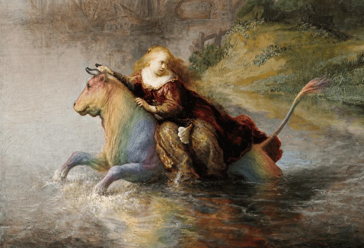 Rembrandt van Rijn: Rape of Europe/Chat GPT