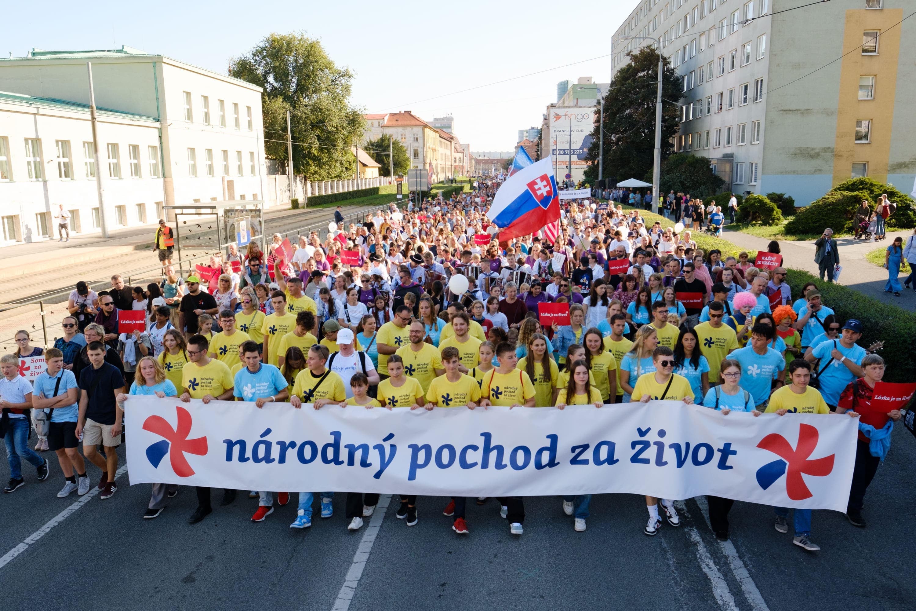Národný pochod za život. Archívna fotografia. Foto: NPZŽ
