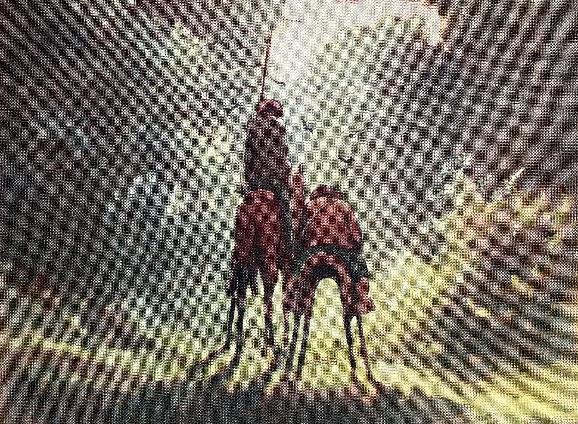 Don Quijote, ilustrácia z knihy z roku 1894. Foto Wikimedia Commons