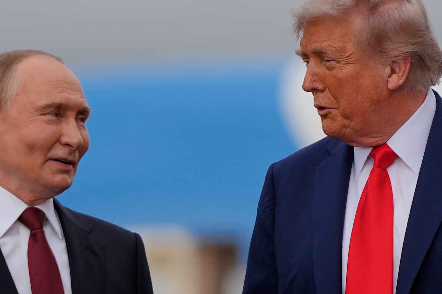 Donald Trump a Vladimir Putin. Foto: TASR/AP