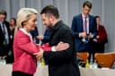 Ursula von der Leyenová a Volodymyr Zelenskyj. Foto: Ida Marie Odgaard / EPA / Profimedia