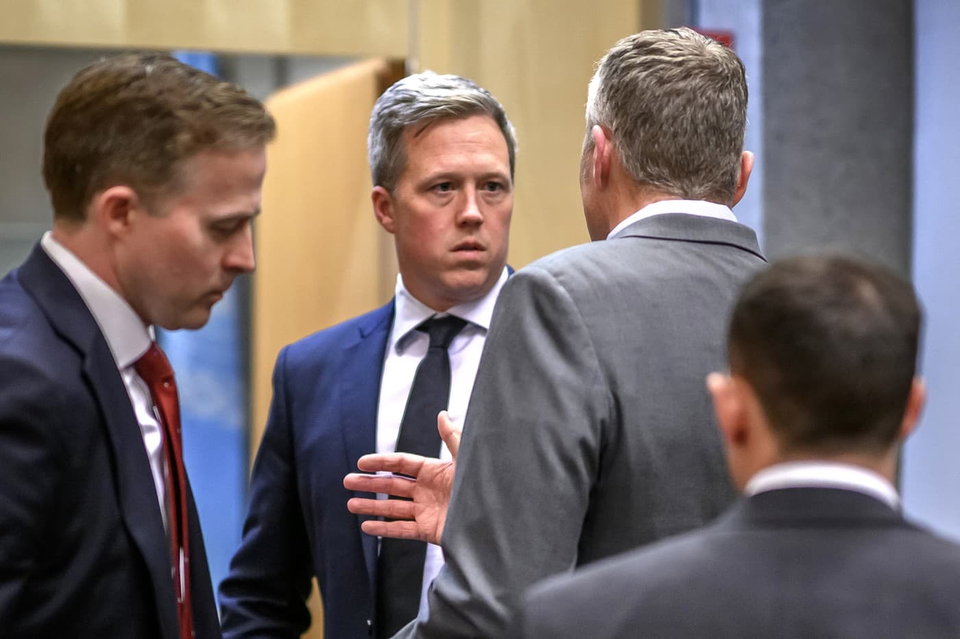 Daniel Driscoll na rokovaní s ukrajinskou delegáciou v Ženeve. Foto: Fabrice COFFRINI / AFP / AFP / Profimedia