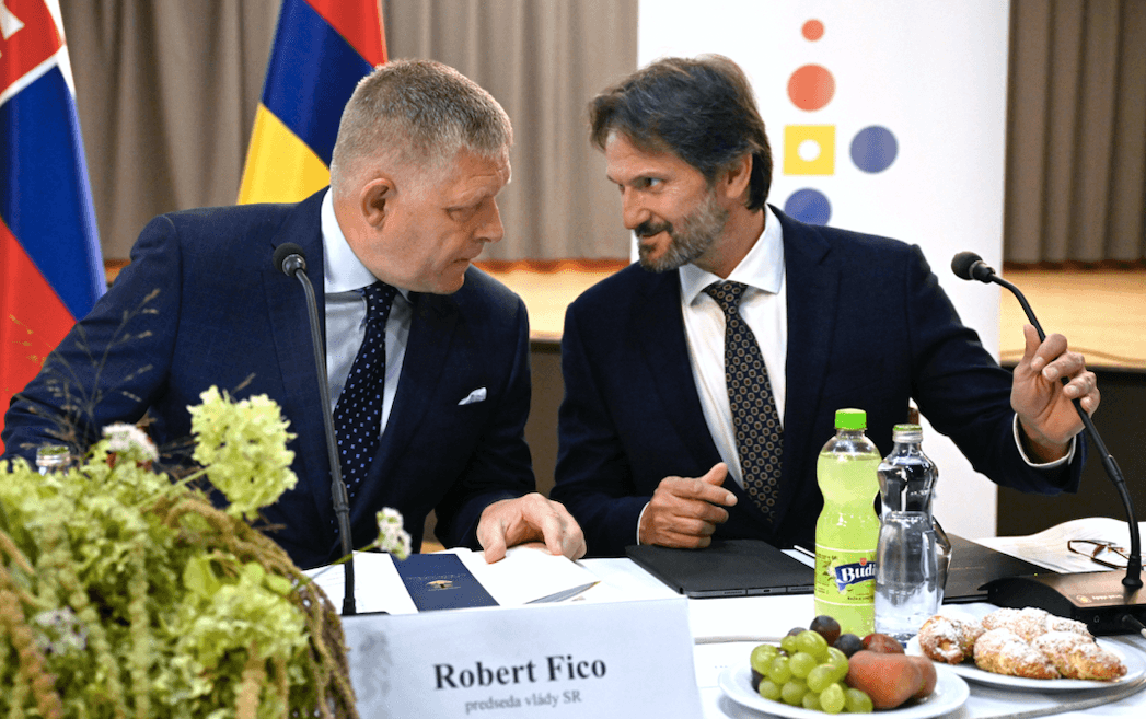 Robert Fico a Robert Kaliňák. Foto: TASR.