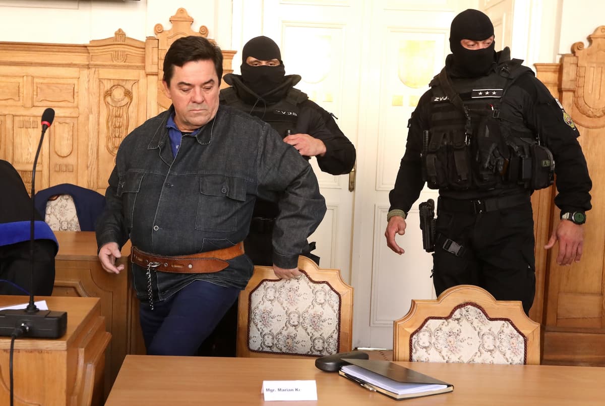 Marian Kočner na súde v Banskej Bystrici. Foto Krošlák/TASR
