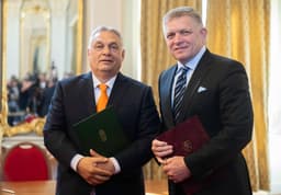 Viktor Orbán a Robert Fico. Foto: TASR