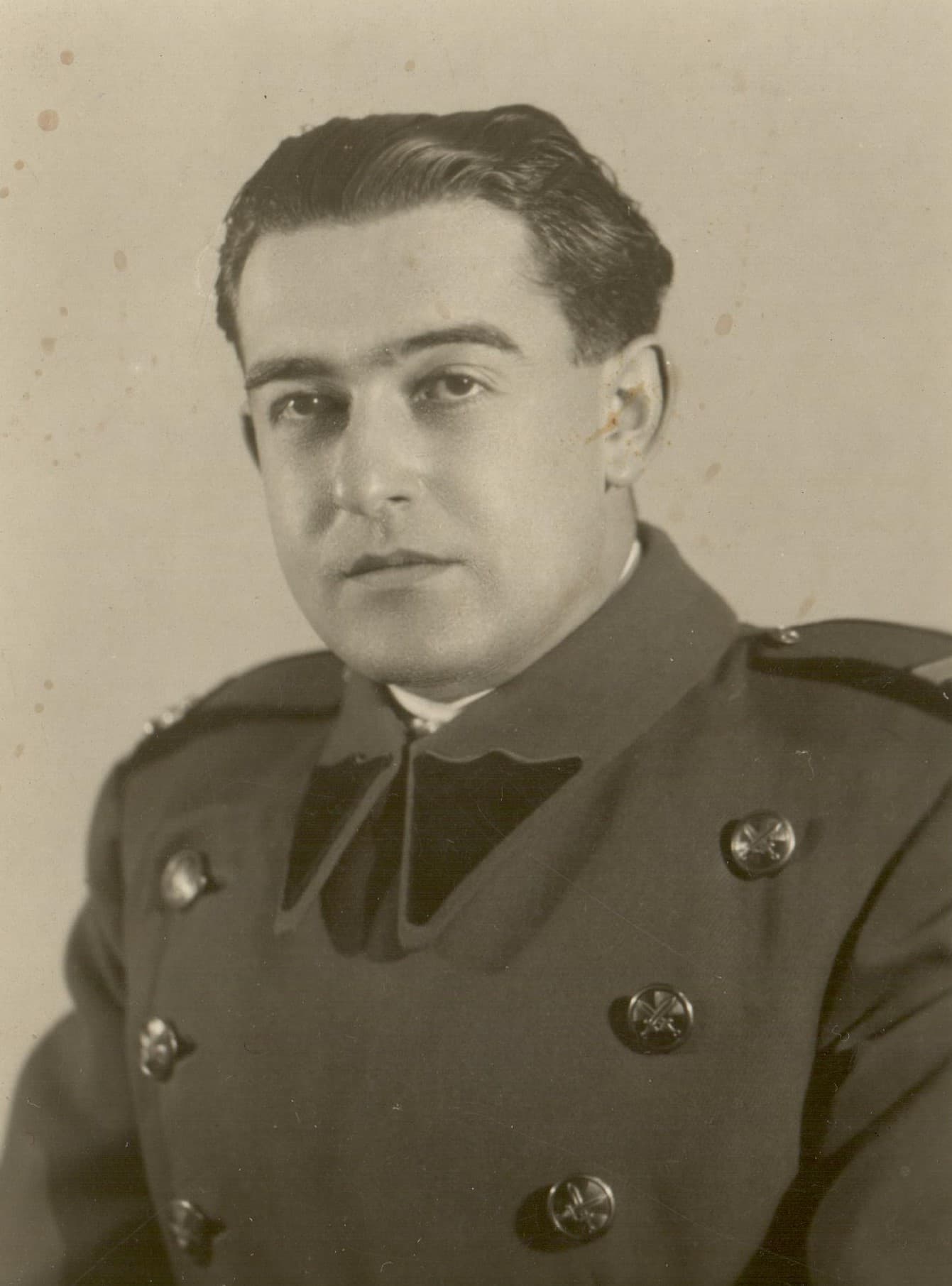 Pavol Strauss ako vojak. Foto: zbierka Jozefa Straussa