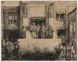 Rembrandt van Rijn: Ecce Homo (1665). Foto: wikimedia