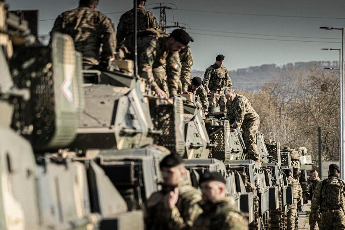 Maďarskí vojaci, ilustračný obrázok. Foto: Facebook/Magyar Honvédség