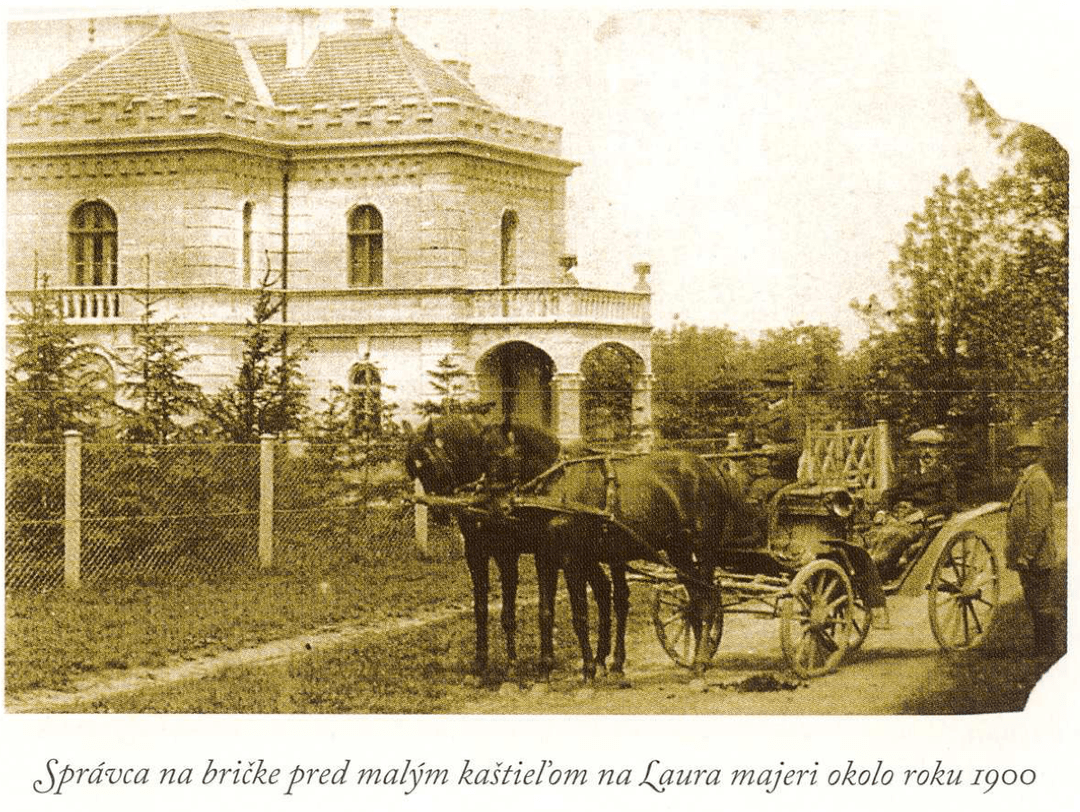 Laura majer, historická fotografia. Zdroj: Mestský ústav ochrany pamiatok