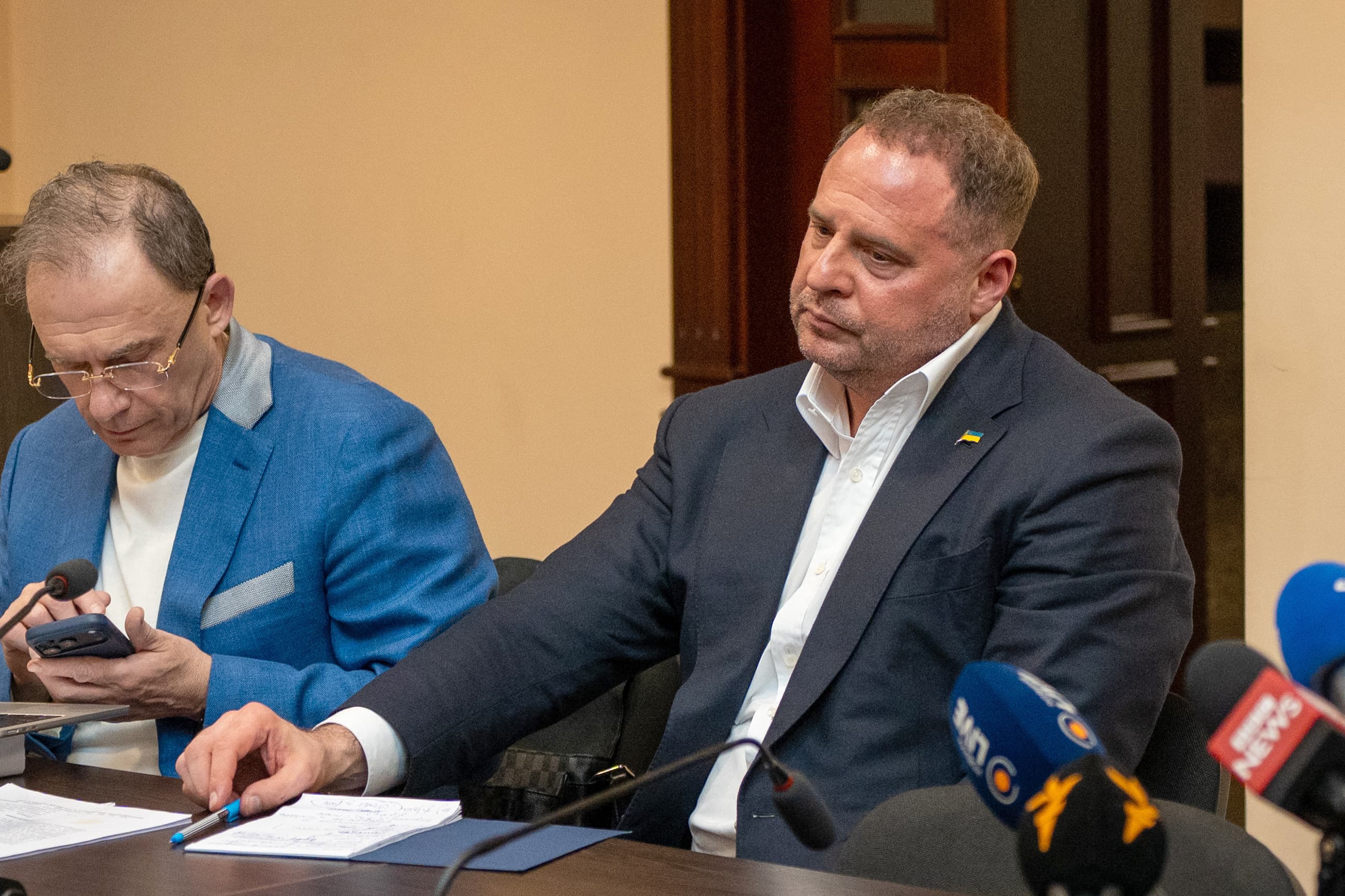 Andrij Jermak 12. mája na súde v Kyjeve. Foto: TASR/AP