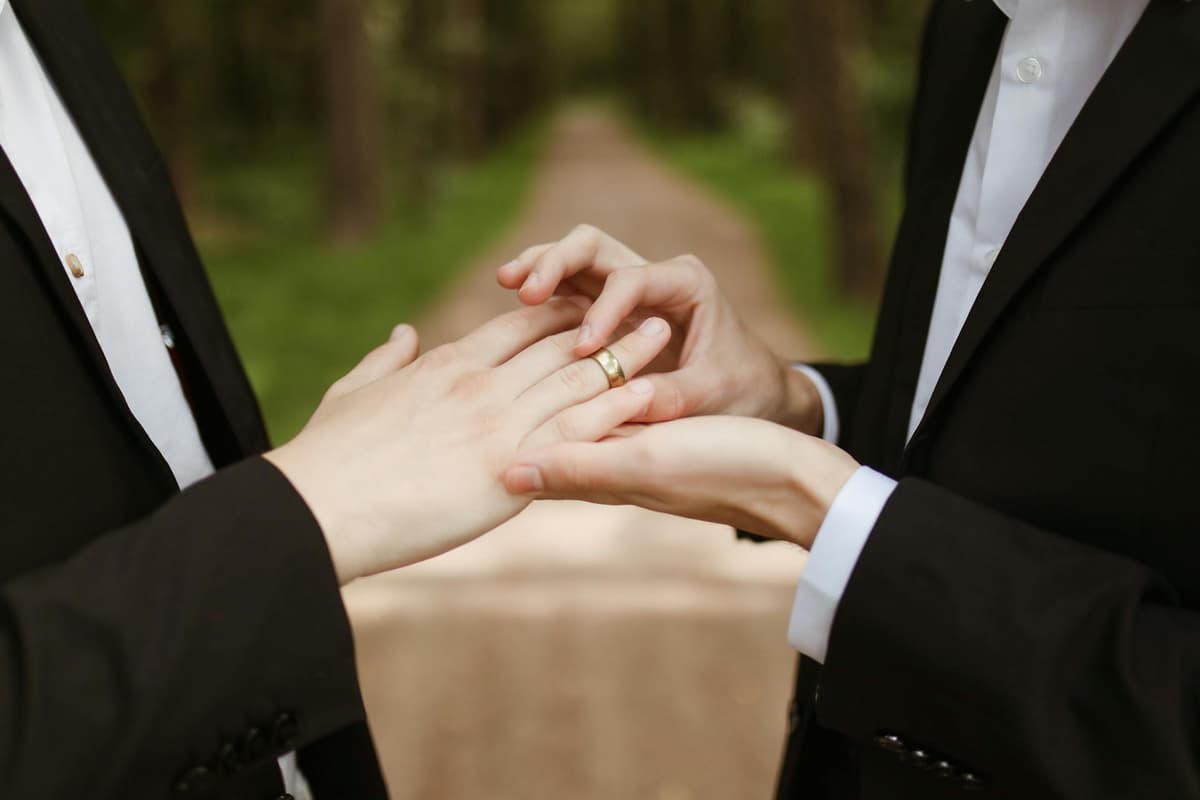Homosexuálna svadba, ilustračný záber. Foto Pexels.com