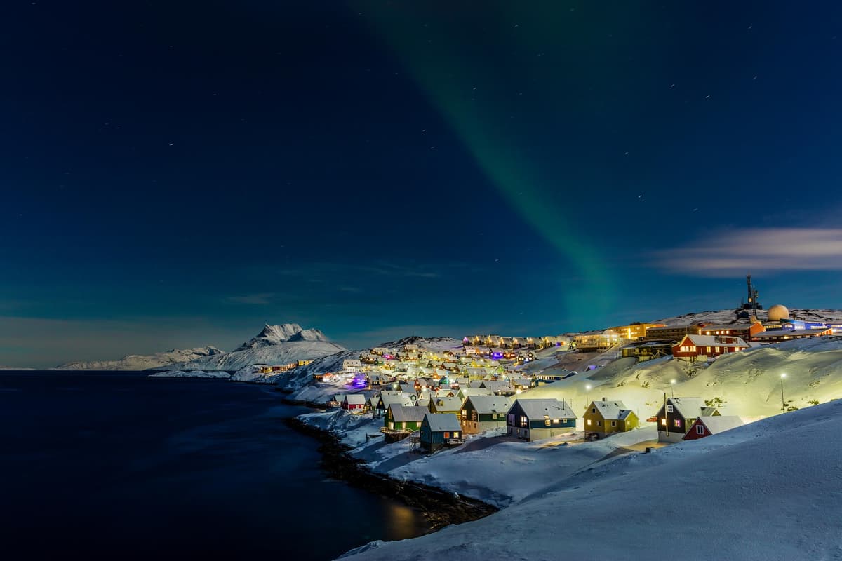 Grónske hlavné mesto Nuuk, ilustračný záber. Foto Niels Melander / Alamy / Profimedia