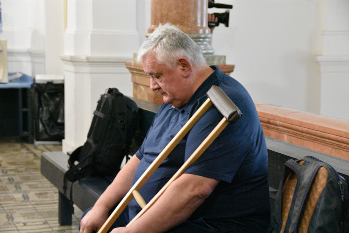 Ján Slota na ŠTS v Banskej Bystrici 7. júna 2023. Foto: Lukáš Mužla/TASR