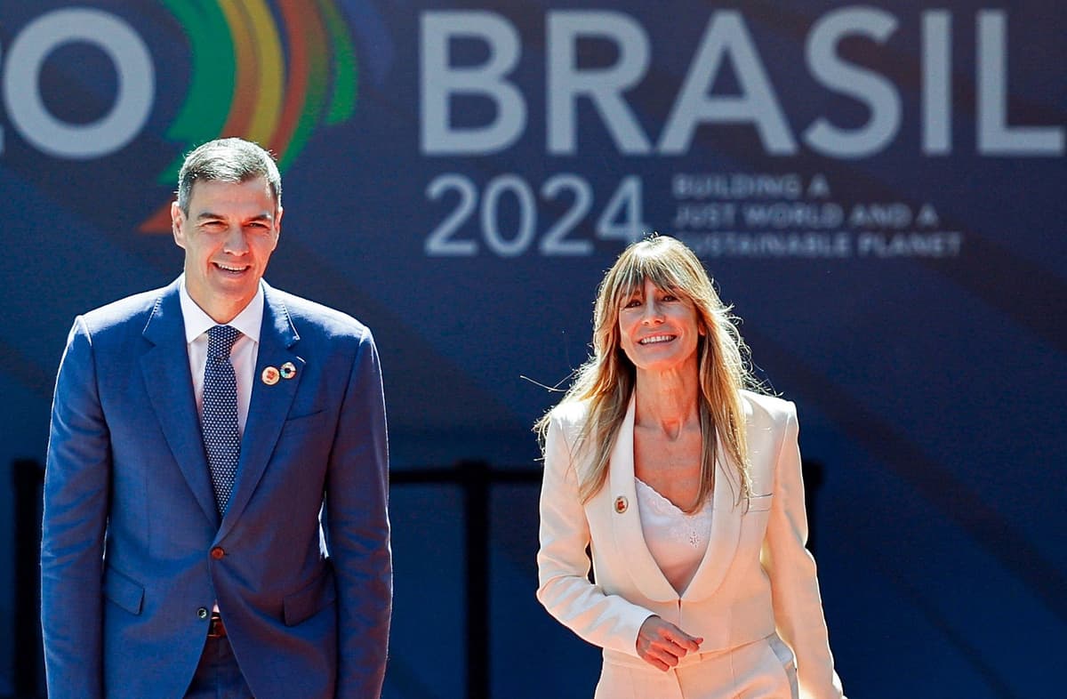 Begoňa Gómezová s manželom. Foto: Ricardo STUCKERT / G20 PRESS OFFICE / AFP / Profimedia