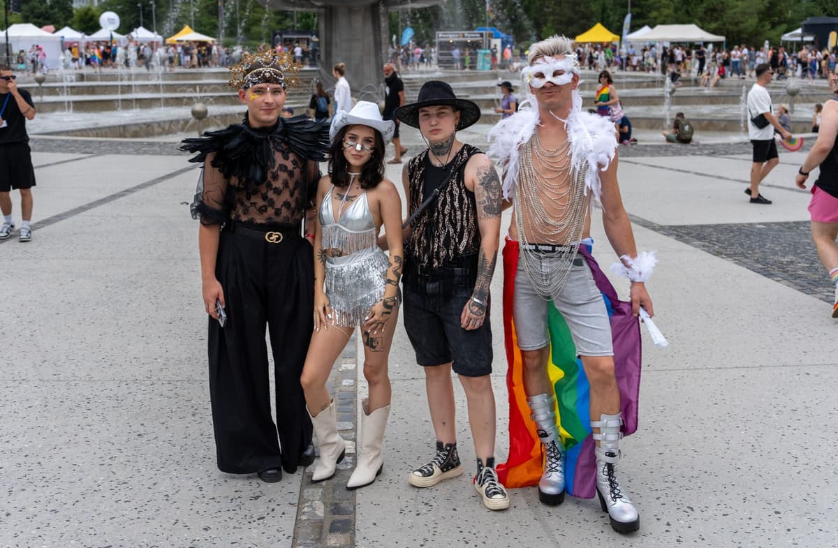 Účastníci Pride Bratislava. Foto- FB/Duhovy Pride Bratislava