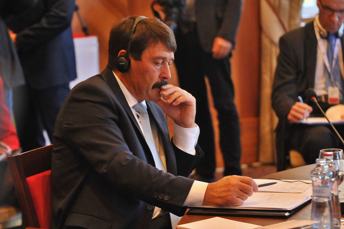 János Áder v roku 2018. Foto: Oliver Ondráš/TASR