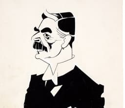 Karikatúra Nevillea Chamberlaina z roku 1940. Foto: wikimedia