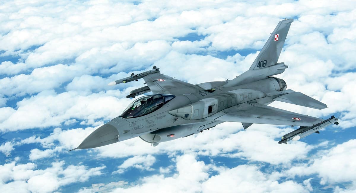 Poľská stíhačka F-16. Foto: Pictorial Press, Pictorial Press Ltd / Alamy / Profimedia