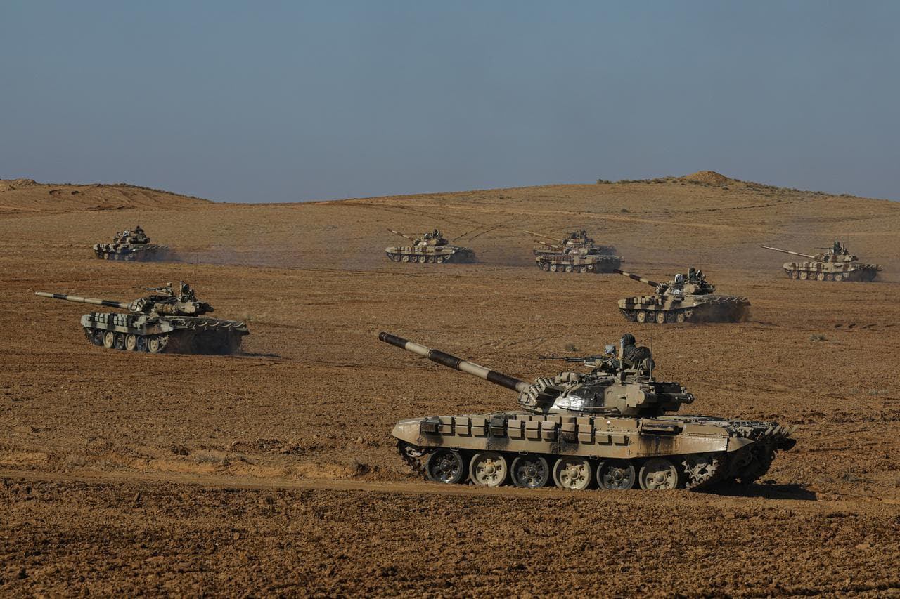 Pozemné sily iránskej armády v rámci rozsiahlejšieho celoštátneho cvičenia v januári 2025. Foto: Iranian Army Office / Zuma Press / Profimedia