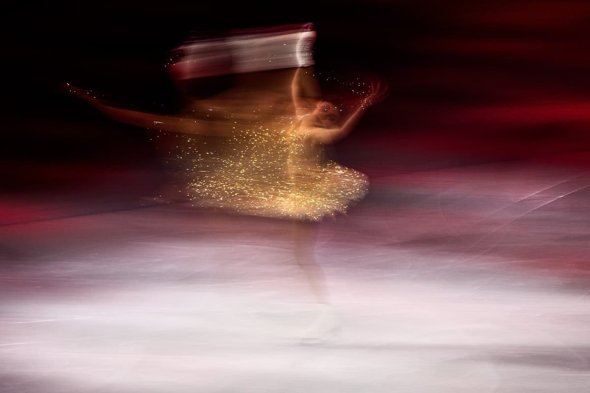 Ruská krasokorčuliarka Pjetrosian ako neutrálna športovkyňa na Olympiáde v Miláne. Foto: CARL SANDIN/BILDBYRĹN / Shutterstock Editorial / Profimedia