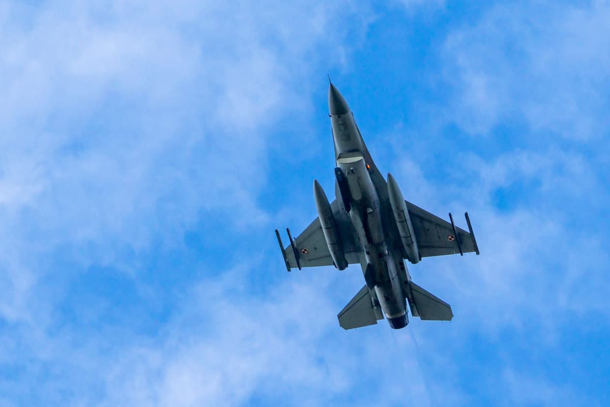 Poľská stíhačka F-16. Foto: Iwanczuk/NurPhoto / Shutterstock Editorial / Profimedia