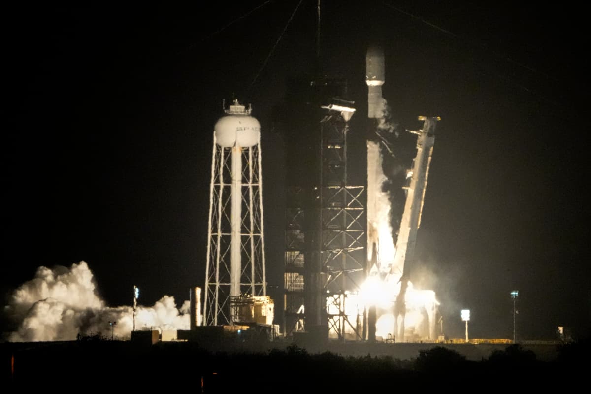 Raketa SpaceX Falcon 9, ilustračný obrázok. Foto: TASR/AP