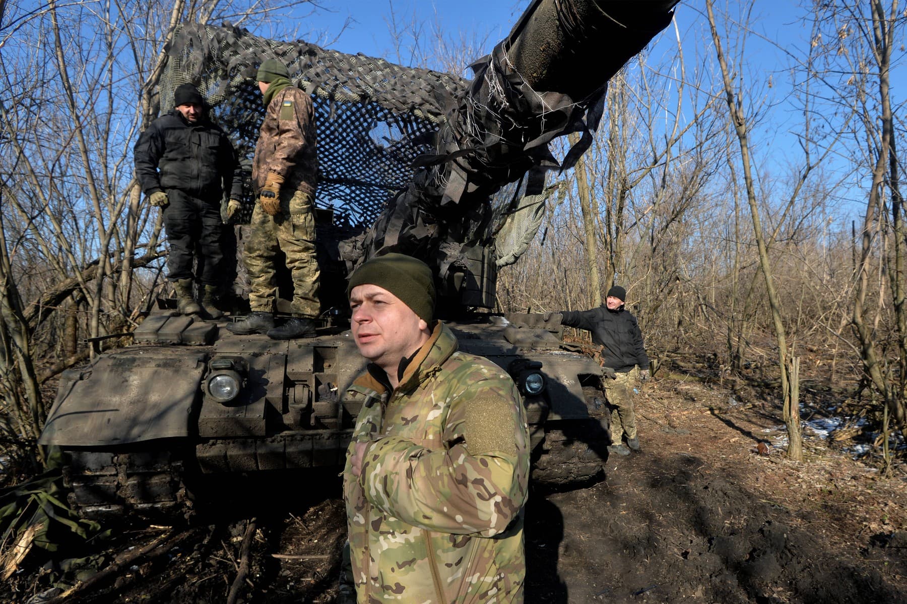 Tanky typu Leopard 1A5 na Ukrajine. Foto: Ukrinform / Sipa Press / Profimedia