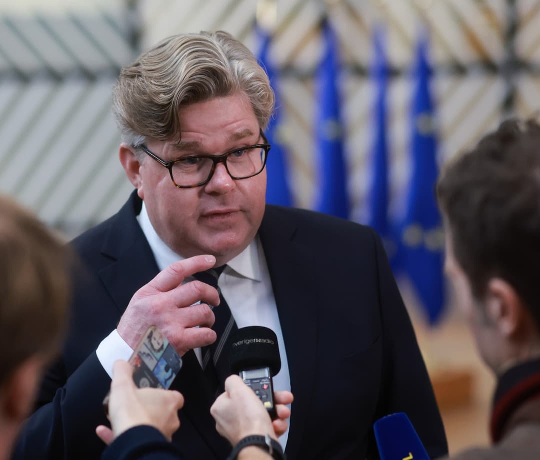 Gunnar Strömmer. Foto: OLIVIER HOSLET / EPA / Profimedia
