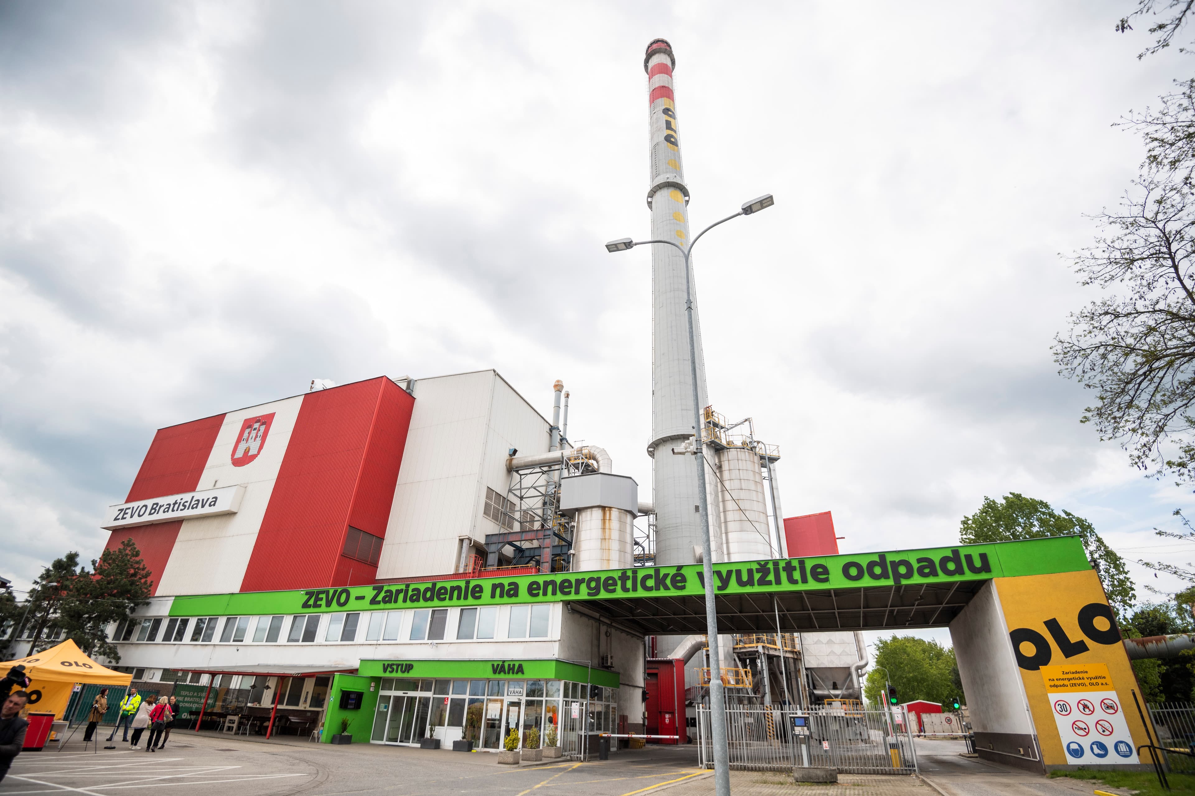 Na snímke Zariadenie na energetické využitie odpadu spoločnosti OLO v Bratislave. Foto: TASR/Jaroslav Novák